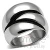 Simple High Polished Stainless Steel Wide Finger Ring
