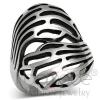 High Polished Stainless Steel Hollow Novelty Finger Ring