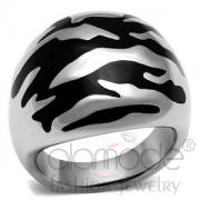 Wholesale Stainless Steel Camo Pattern Epoxy Ring
