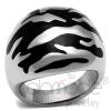 Stainless Steel Camo Pattern Epoxy Ring