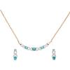 Diamond Necklace And Earring Set