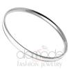 Wholesale Thin Stainless Steel White Epoxy Bangle
