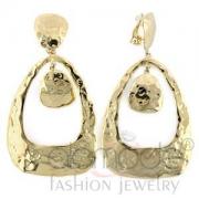 Wholesale Rustic Wholesale Gold Plated Large Dangle Earrings
