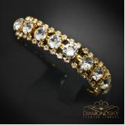 Wholesale Gold Plated Fashion Bracelet With Crystals From Swarovski