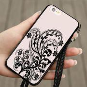 Wholesale Free Shipping Retro IPhone 6/6p Case W/openwork Lace