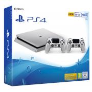 Wholesale PS4 Slim 500GB Silver With 2 Controller Wireless Dual Shock 4 Bundle