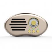 Wholesale Retro Alloy Shell Hifi Portable Bluetooth Speaker With Radio