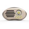 Retro Alloy Shell Hifi Portable Bluetooth Speaker With Radio