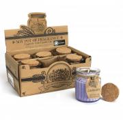 Wholesale 6x Lavender Soy Pot Of Fragrance Candles