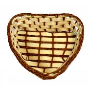 Wholesale 6x Heart Shape Baskets 21 X 19 X 5 Cm