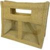 10x Lrg Two Jar Jute Gift Bag - Natural