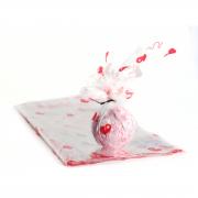 Wholesale Red & White Hearts - Basket Wrap 40cm - (200 Sheets) 