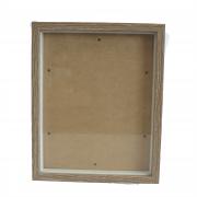 Wholesale Deep Box Frame - Brown Brush - Holds 20x25cm