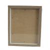 Deep Box Frame - Brown Brush - Holds 20x25cm