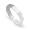Nut Shaped Drawing Adjustable 925 Silver Ring wholesale