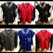 Wholesale Varsity Jackets Fleece Letterman 24pcs