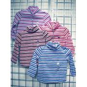 Wholesale GIRLS Stripe Turtlenecks 20pcs