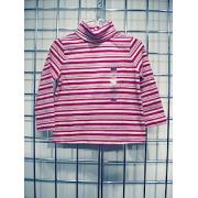 Wholesale GIRLS Holiday Stripe Red Turtlenecks 20pcs