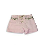 Wholesale Girls Cowgirl Twill Shorts 24pcs