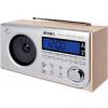 Tabletop Digital Tuning AM/FM Alarm Clock Radio with Nature Sounds