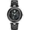 Versace V-Helix VA002 Ladies Black Quilted Dial Quartz Wrist Watch