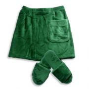 Wholesale MENS Shower Wrap & Slippers 12pcs