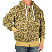 Wholesale FULL ZIP HOODED CAMO FLEECE 6pcs.