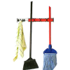 Wall Mount Mop Holder, Space Saving Hanger With Removable Ho