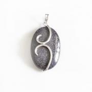 Wholesale BLUE SUNSTONE SILVER PENDANT