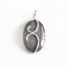 BLUE SUNSTONE SILVER PENDANT