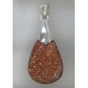 Wholesale GOLDEN SUNSTONE SILVER PENDANT 