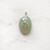 GREEN AVENTURINE TREE OF LIFE SILVER PENDANT