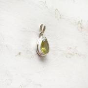 Wholesale LEMON TOPAZ SILVER DROP PENDANT 