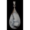 MERLINITE DROP SILVER PENDANT