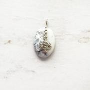 Wholesale MERLINITE TREE OF LIFE SILVER PENDANT