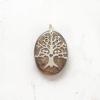 PIETERSITE TREE OF LIFE SILVER PENDANT