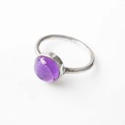 Wholesale AMETHYST SILVER RING