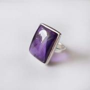 Wholesale AMETHYST SILVER RING