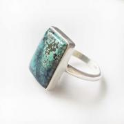 Wholesale CHRYSOCOLLA SILVER RING 