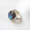 LABRADORITE SILVER RING 