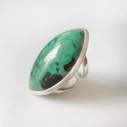 Wholesale TURQUOISE TIBETIAN MARQUISE SILVER RING