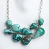 TURQUOISE NATURAL SILVER NECKLACE 