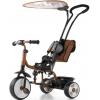 Milly Mally 3-Wheel Tricycle With Sun Canopy Bell  Brown