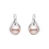 Silver Latch Back Earring