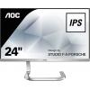 AOC PDS241 23.8 Inch Widescreen IPS LED Silver Monitor