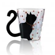 Wholesale ACEVER Glass Mug Cafe Coffee Mug Tea Cup With Novelty Handle