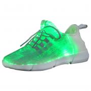 Wholesale Fiber Optic Flashing Fashion Sneaker Shoes 