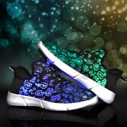 Wholesale Flashing Shoes Color-changing Sneakers Party Wear 