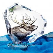 Wholesale ACEVER Crystal Sculpture Desktop Decor Reindeer