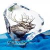 ACEVER Crystal Sculpture Desktop Decor Reindeer
